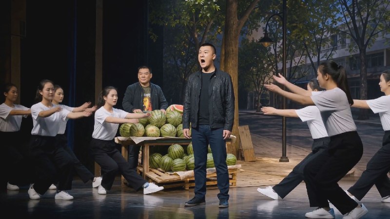 音乐剧《华强买瓜》替换了五个片段，参加了积分活动，吃了一碗猪脚饭，上一稿遭遇了一个bug